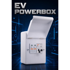 **SPECIAL DEAL** EV POWERBOX - A-Type RCBO Electric Vehicle RCBO Enclosure - 32A/40A A-Type RCBO B Curve with SPD **SPECIAL DEAL** EV POWERBOX - A-Type RCBO Electric Vehicle RCBO Enclosure - 32A/40A A-Type RCBO B Curve with SPD
